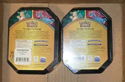 (2019) 2 SEALED NEW POKEMON TCG DRAGONITE SALAMANCE TINS - Image 2