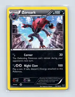 Zoroark 73/146 Holo Rare XY Pokemon Holo Lightly Played - Image 1