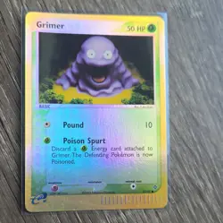Pokemon TCG Grimer 57/97 Common English 50 HP 2003 Reverse Holo - Image 2