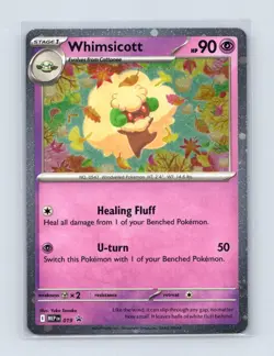 Whimsicott (Cosmos Holo) 019 Holo Promo ME: Mega Evolution Promo Pokemon LP - Image 1