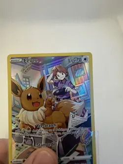 Eevee NM TG11/TG30 - Holo Brilliant Stars Trainer Gallery - Pokemon - Image 3