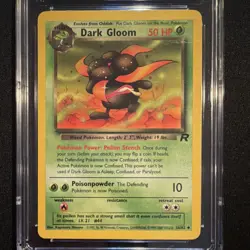 Pokemon Dark Gloom 36/82 Team Rocket 2000 CGC 9 English Uncommon WotC - Image 3