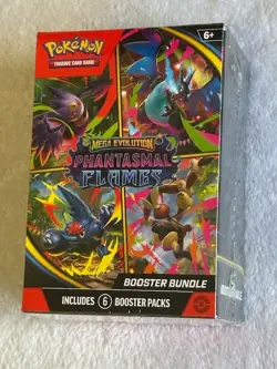 Pokemon Mega Evolution Phantasmal Flames Booster Bundle NEW Factory Sealed - Image 1