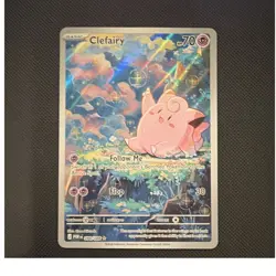 Pokemon TCG Clefairy 094/088 Holo Illustration Rare IR Full Art Perfect Order NM - Image 1