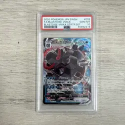 Pokemon PSA 10 GEM MINT - Blastoise VMAX - Japanese 002/020 Starter Set Full Art - Image 1