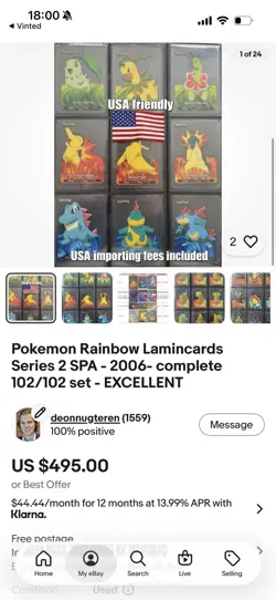 Pokemon Topps Lamincards - 3 Complete Sets - Custom Listing - Image 2