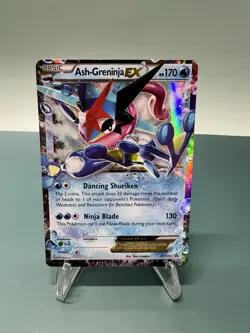 Ash-Greninja EX XY133 XY Black Star Promo Holo Pokemon TCG LP - Image 1