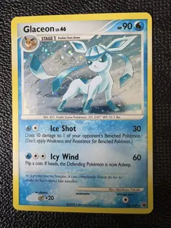 Glaceon 20/100 - Diamond Pearl Majestic Dawn Holo Cosmos Rare Pokemon - Image 1