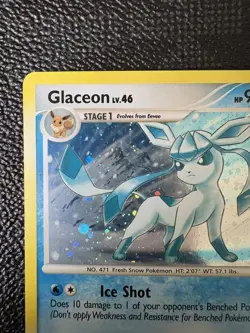 Glaceon 20/100 - Diamond Pearl Majestic Dawn Holo Cosmos Rare Pokemon - Image 3