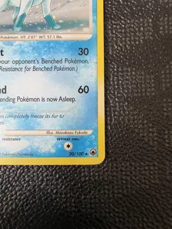 Glaceon 20/100 - Diamond Pearl Majestic Dawn Holo Cosmos Rare Pokemon - Image 5