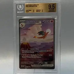 Pokemon TCG 2023 SV 151 Charizard ex 199/165 SIR Holo Beckett BGS 9.5 - Image 1