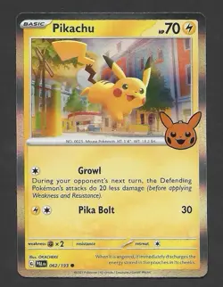 Pikachu Holo 062/193 - Trick Or Trade Pokemon TCG 2023 NM - Image 1