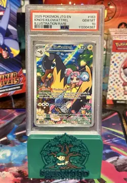 Pokemon TCG: Iono’s Kilowattrel IR 163/159 Journey Together PSA GEM MINT 10 - Image 1