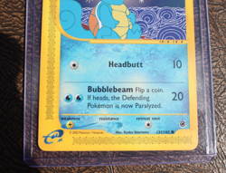Pokemon Squirtle 132/165 Expedition Base Set e-Reader DMG - Image 2