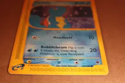Pokemon Squirtle 132/165 Expedition Base Set e-Reader DMG - Image 5