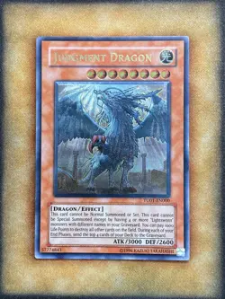 Yugioh Judgment Dragon TU01-EN000 Ultimate Rare LP - Image 1