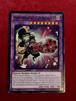 Yu-Gi-Oh! - Performapal Gatlinghoul LEDD-ENC28 1st Edition - Unplayed Mint+ - Image 1