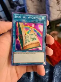 Yugioh Toon Table of Contents DASA-EN043 Super Rare - Image 1