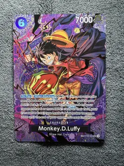 Monkey D Luffy ST26-005 SP One Piece OP-15 Adventure on Kami's Island FedEx 2Day - Image 1