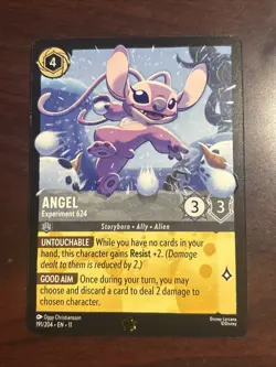 Angel Experiment 624 191/204 Disney Lorcana Winterspell Non-Holo Near Mint - Image 1