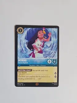 Disney Lorcana Winterspell Moana Curious Explorer Legendary - Image 1