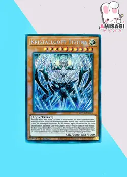 Yu-Gi-Oh! - Kristallgott Tistina DUNE-EN089 Secret Rare Karte Trading Card TCG - Image 1