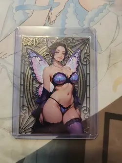 Numbered 081/100 Demon Slayer Kochou Shinobu Spicy Metal Card Goddess Story SSR - Image 1