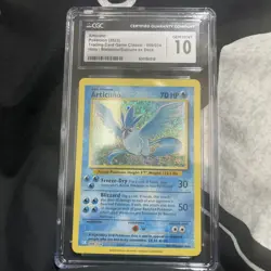 Articuno CLB 009/034 Pokemon Card - CGC 10 GRADED GEM MINT - TCG Classic - Image 1