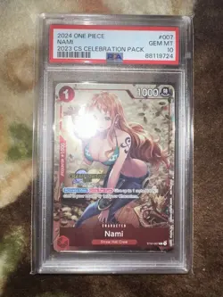 One Piece Nami PSA10 Championship English Promo Card Rare Overseas Exclusive - Image 1