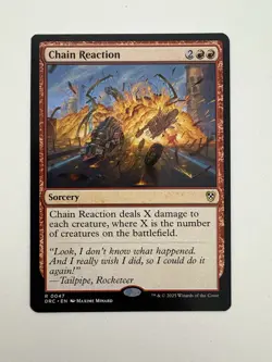 Chain Reaction MTG Magic the Gathering Card NM Near Mint DRC - Image 1