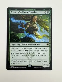 Nissa Worldsoul Speaker MTG Magic the Gathering Card NM Near Mint DRC - Image 1