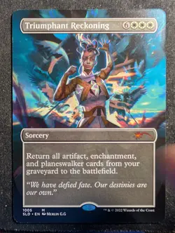 Triumphant Reckoning - Borderless - Secret Lair (MTG) - Image 1