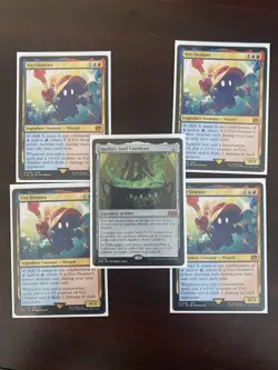 MTG 4x Vivi Ornitier Playset & 1x Agatha’s Soul Cauldron - Lot Of 5 NM/M Cards - Image 1
