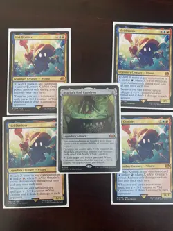 MTG 4x Vivi Ornitier Playset & 1x Agatha’s Soul Cauldron - Lot Of 5 NM/M Cards - Image 2