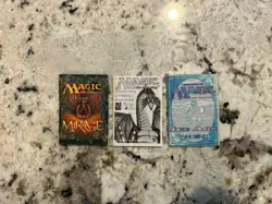 Mtg Revised Mirage Ice Age Instruction Books - Magic the Gathering Books Used - Image 1