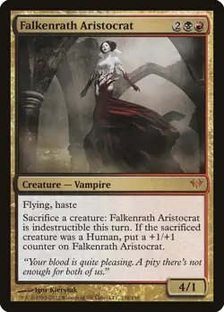 mtg magic Aristocrate Falkenrath Aristocrat dark ascension ENGLISH obscure - Image 1
