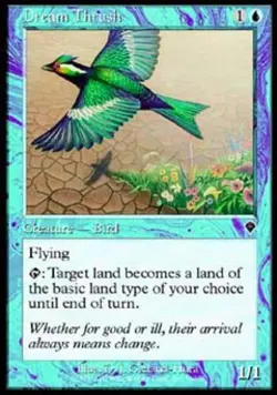 Dream Thrush -Foil Light Play MTG Invasion - Image 1
