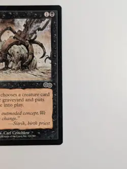 MTG - 1x Exhume - Urza's Saga - NM - Vintage - Black - Magic The Gathering #134 - Image 4