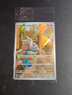 SEALED Pokemon Mimikyu SVP 075 Paldean Fates Black Star Promo NM x1 - Image 1