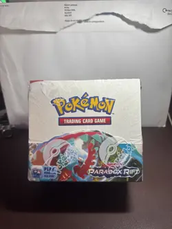 Pokemon TCG Paradox Rift Booster Box ✅ Sealed In Hand (Very Small Tear) - Image 5