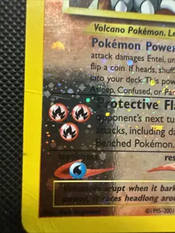 Swirl Entei 34/53 Wotc Promo Reverse Holo Black Star Promo Pokemon - Image 3