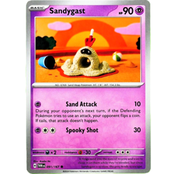 Sandygast - Common - Pokemon TCG Scarlet & Violet Twilight Masquerade #091/167 - Image 2