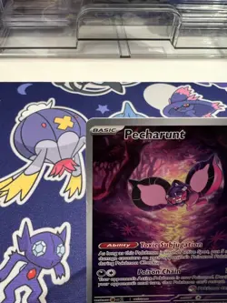 Pecharunt #129 Shrouded Fable Pokemon Center Exclusive Stamped Promo Near Mint - Image 2