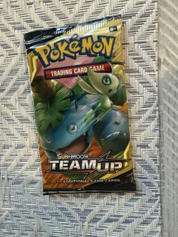 Pokemon TCG Sun & Moon Team Up Booster Pack in case - Image 2