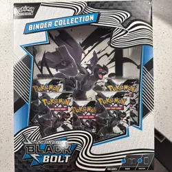 Pokemon TCG Scarlet & Violet Black Bolt Binder Collection New Sealed - Image 1