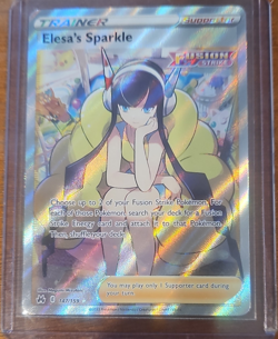 Pokemon TCG Elesa's Sparkle Ultra Rare Full Art Holo Fusion Strike 147/159 EN - Image 1