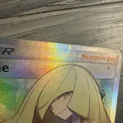Pokemon TCG Lusamine (Full Art) 110/111 Sm-Crimson Invasion Holo Full Art LP - Image 3