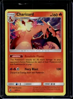 2018 Pokemon SM Dragon Majesty Charizard Holo #3/70 - Image 1
