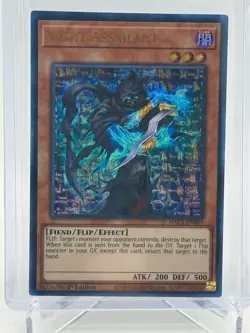 Night Assailant HAC1-EN009 Ultra Rare 1st Edition Duel Terminal NM Yugioh - Image 1