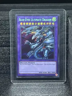 Konami Yu-Gi-Oh! Blue-Eyes Ultimate Dragon LCKC-EN057 Secret Rare Foil English - Image 1